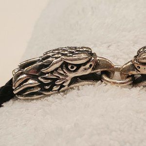 King Baby med Double Eagle braided leather bracelet